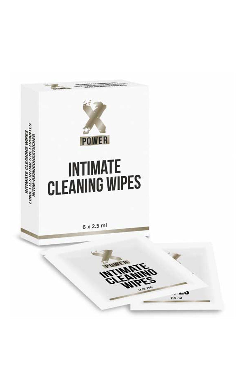 6 Lingettes Nettoyantes Sextoys – XPower