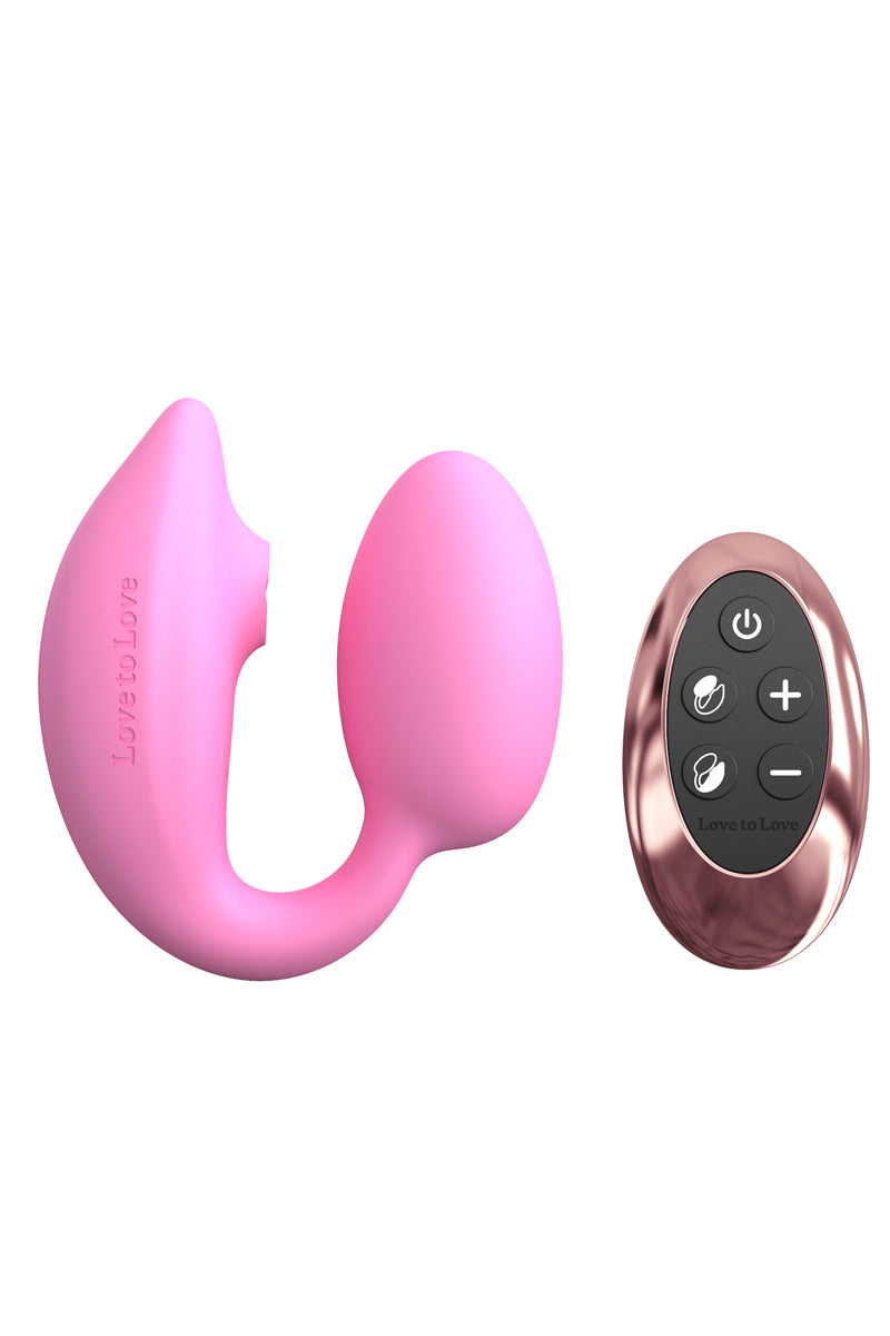 Stimulateur double Wonderlover – Flapping & vibration télécommandé