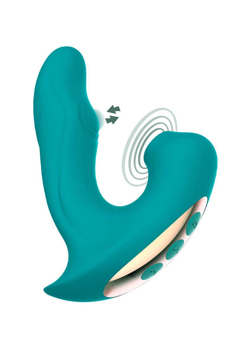Stimulateur triple Eternal Love Vibe – Air Pressure, vibration & pulsation
