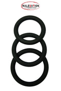 Set de 3 CockRings Silicone – Malesation