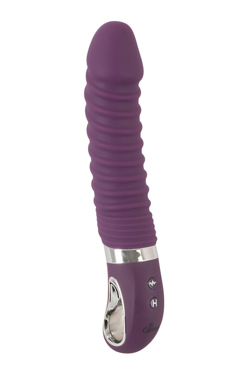 Vibromasseur chauffant Sweet Smile – Silicone doux & vibrations intenses