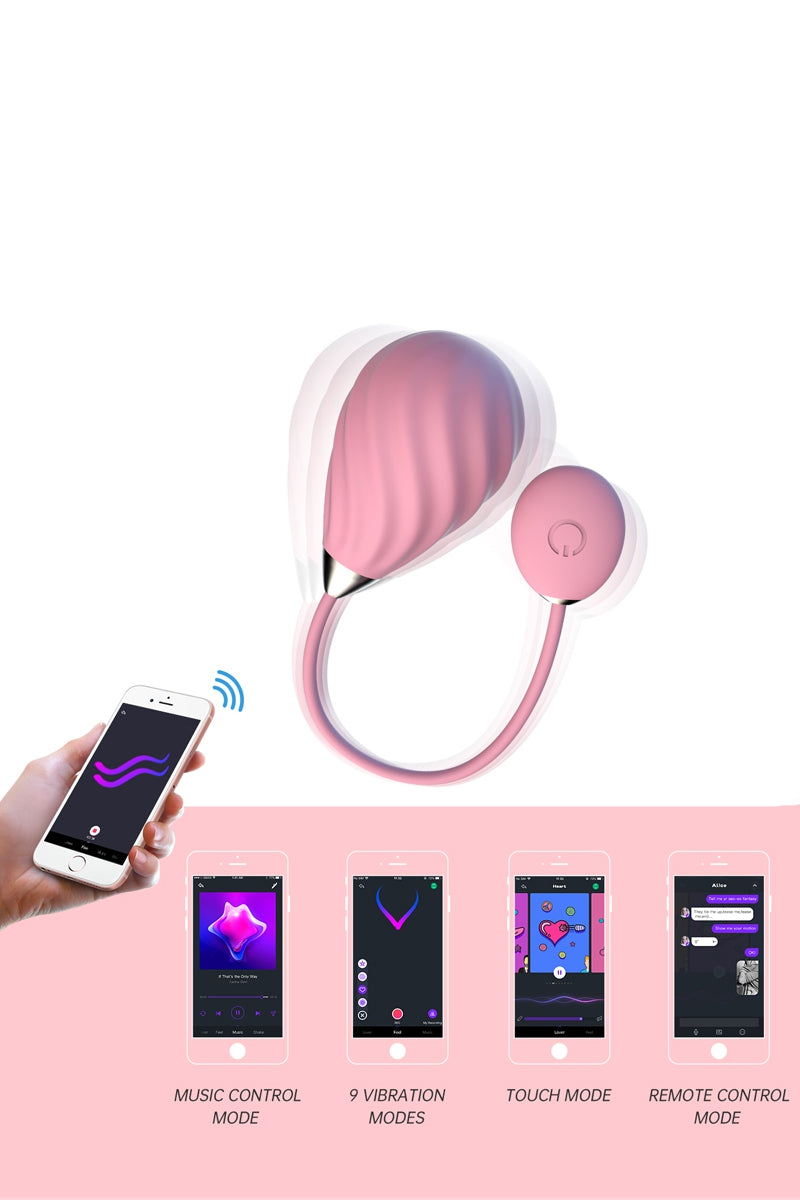 Œuf vibrant connecté Magic Sundae – Vibromasseur Bluetooth télécommandé