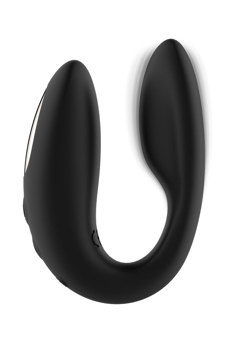 Vibromasseur couple C-Shape Rosy Gold – Double stimulation rechargeable