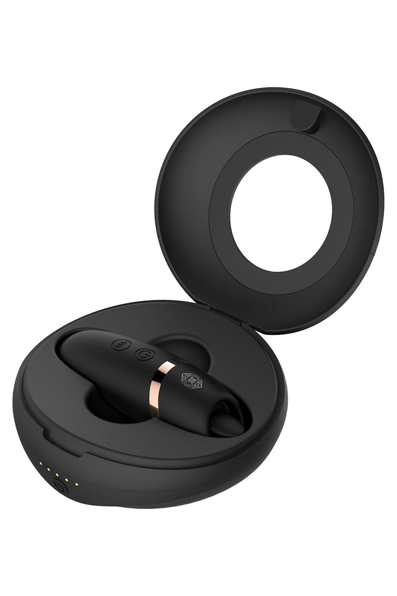 Stimulateur 2 en 1 Rosy Gold – Langue vibrante & vibrations puissantes