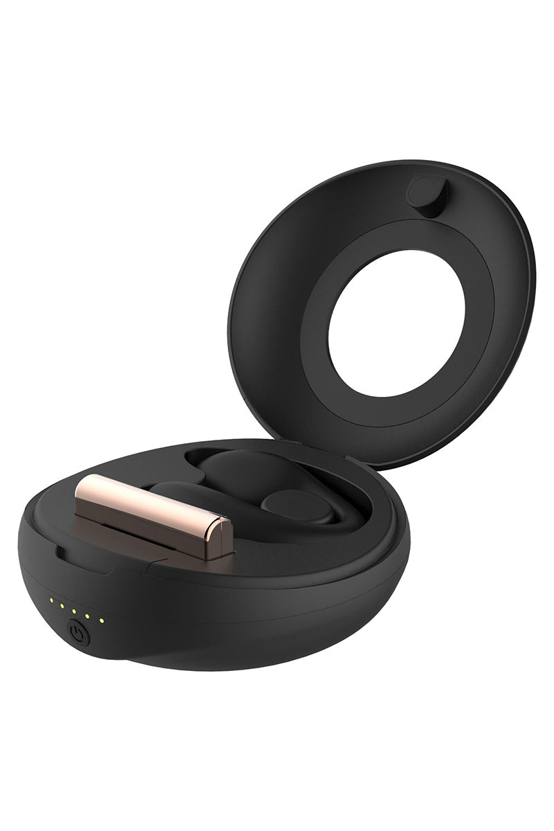 Vibromasseur couple C-Shape Rosy Gold – Double stimulation rechargeable