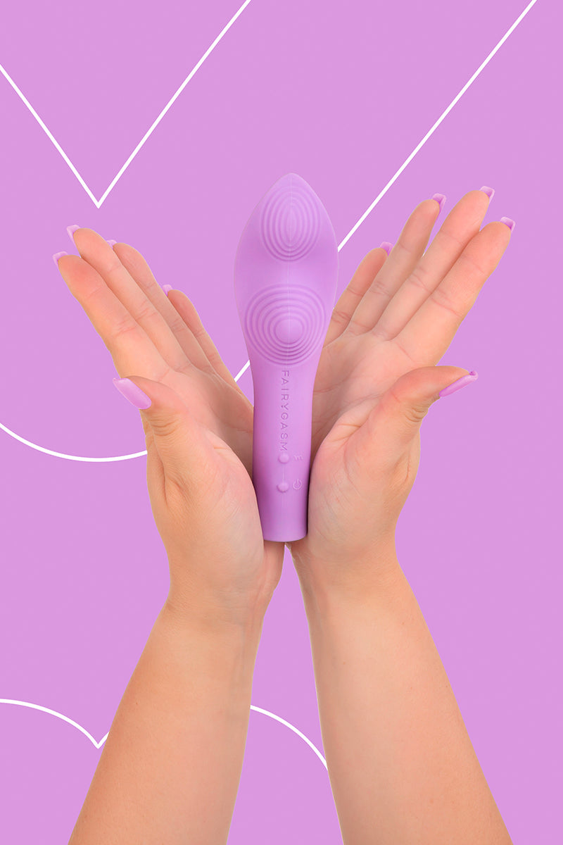 Vibromasseur Rechargeable LunaCharm Violet – FairyGasm
