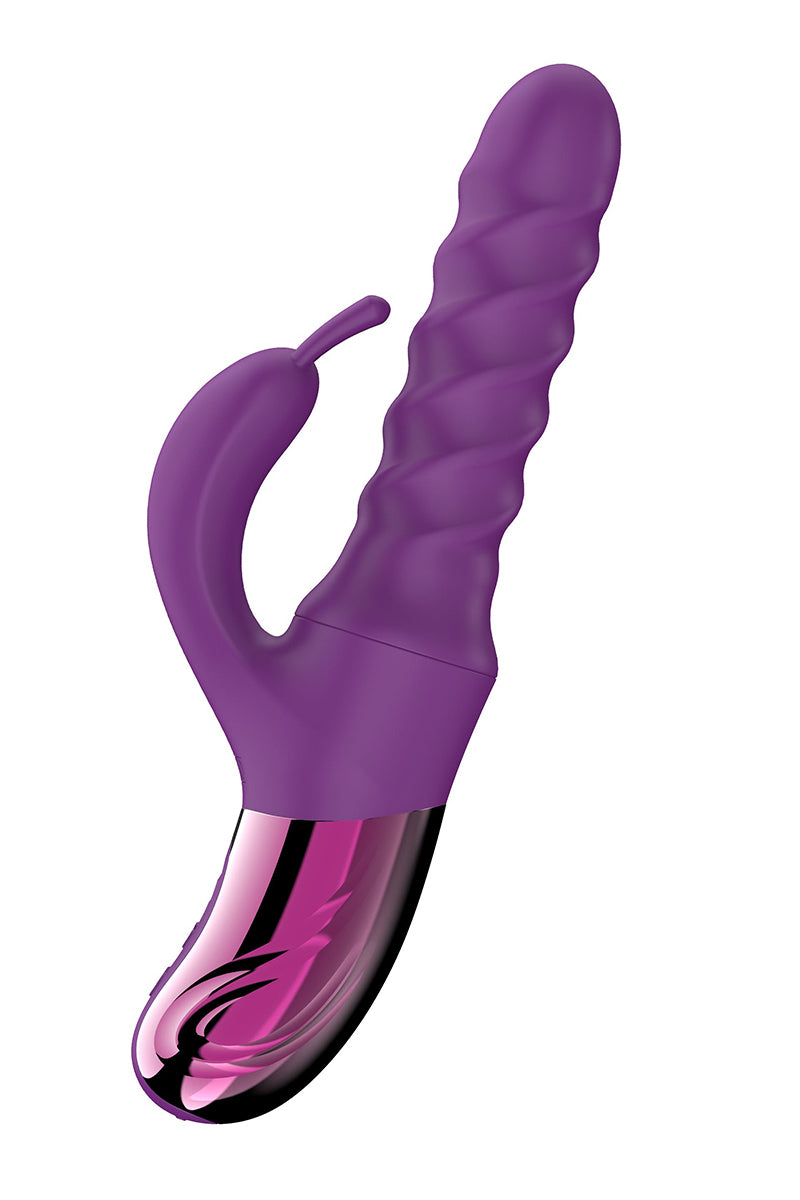 Vibromasseur Rabbit Swirl She.E.O – Va-et-vient, rotation & vibration