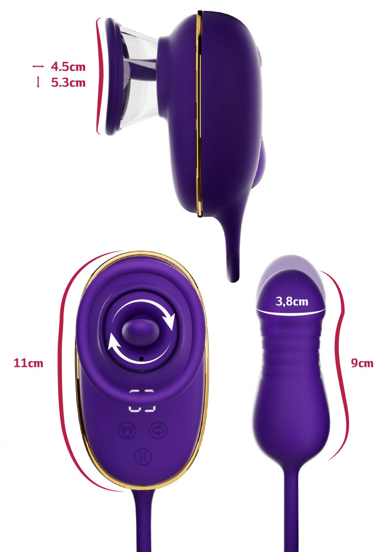 Stimulateur multi-fonctions She.E.O – Aspiration, vibration et stimulation