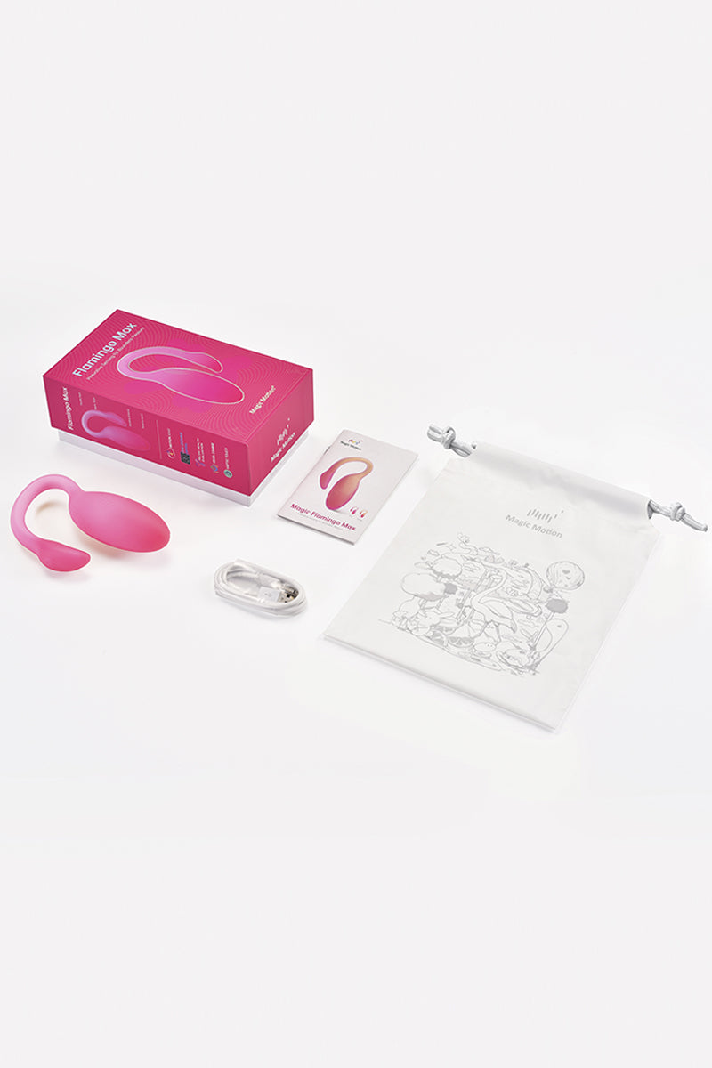 Œuf vibrant connecté Magic Flamingo Max – Vibromasseur Bluetooth télécommandé
