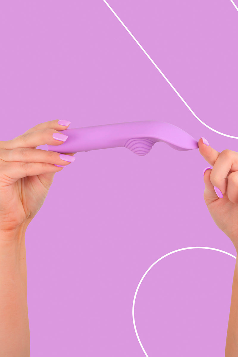 Vibromasseur Rechargeable LunaCharm Violet – FairyGasm