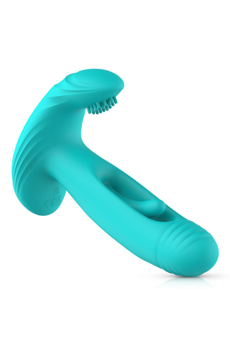 Vibromasseur Gina – Double stimulation & tapotement point G