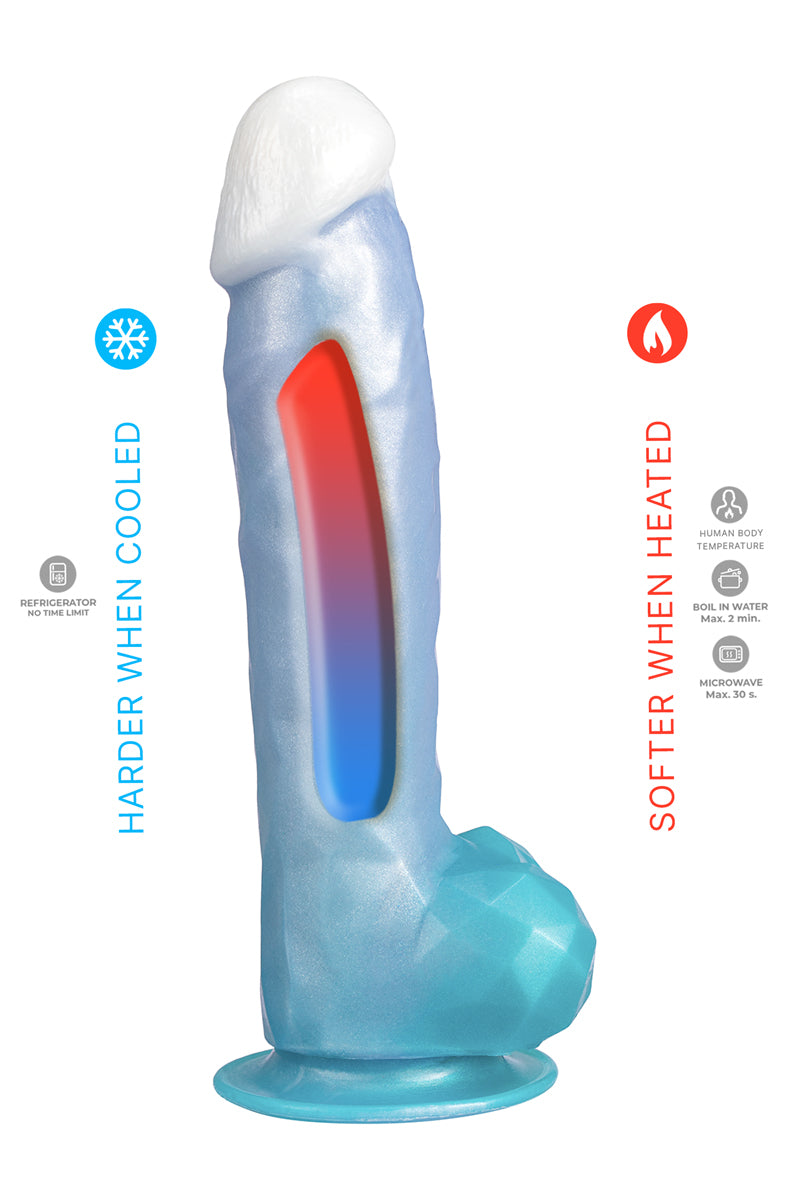 Angel – Gode réaliste thermoréactif en silicone liquide SilexD