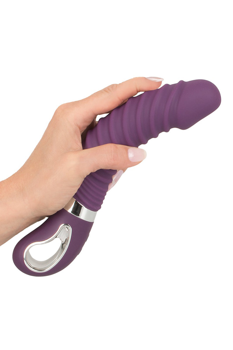 Vibromasseur chauffant Sweet Smile – Silicone doux & vibrations intenses