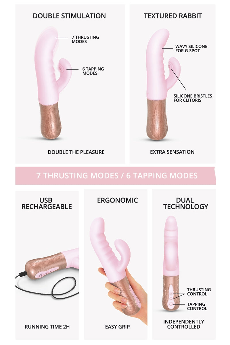 Vibro Rabbit Sassy Bunny Rose – Love to Love