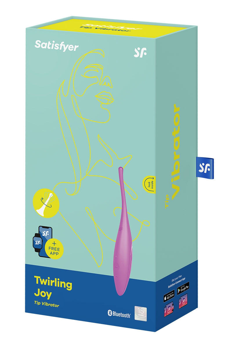 Stimulateur Connecté Twirling Joy Fuchsia – Satisfyer