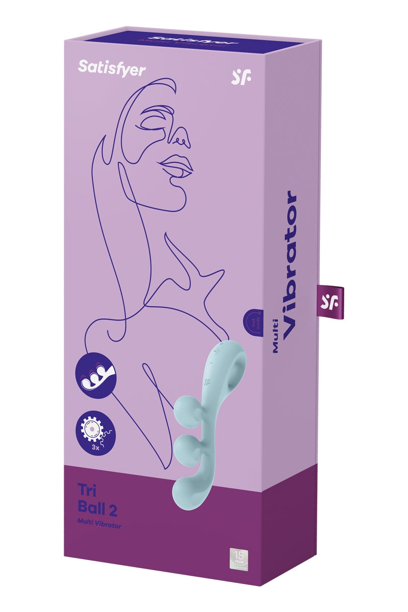 Multi-Vibromasseur Tri Ball 2 Bleu – Satisfyer