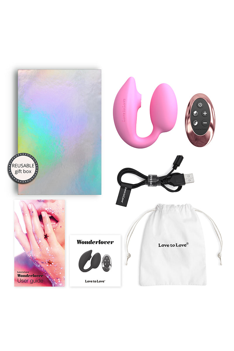 Stimulateur double Wonderlover – Flapping & vibration télécommandé