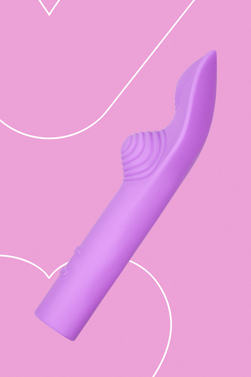 Vibromasseur Rechargeable LunaCharm Violet – FairyGasm