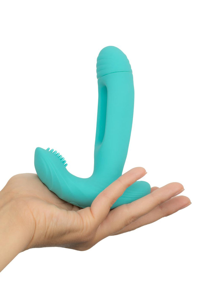 Vibromasseur Gina – Double stimulation & tapotement point G